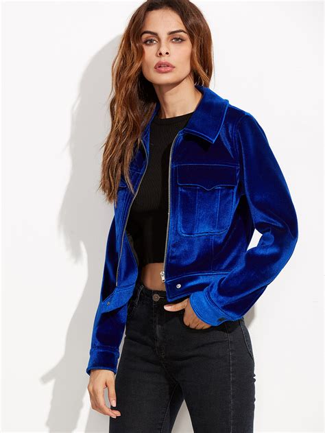 Jacket in Velvet 